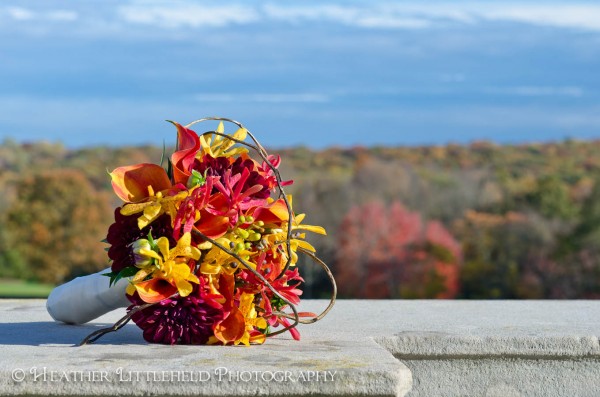 fall wedding bouquet - oheka castle wedding - long island wedding - massachusetts wedding photographer